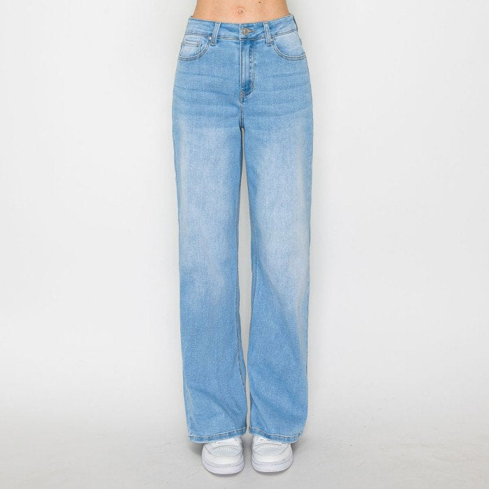 Kathy Distressed Wide Leg