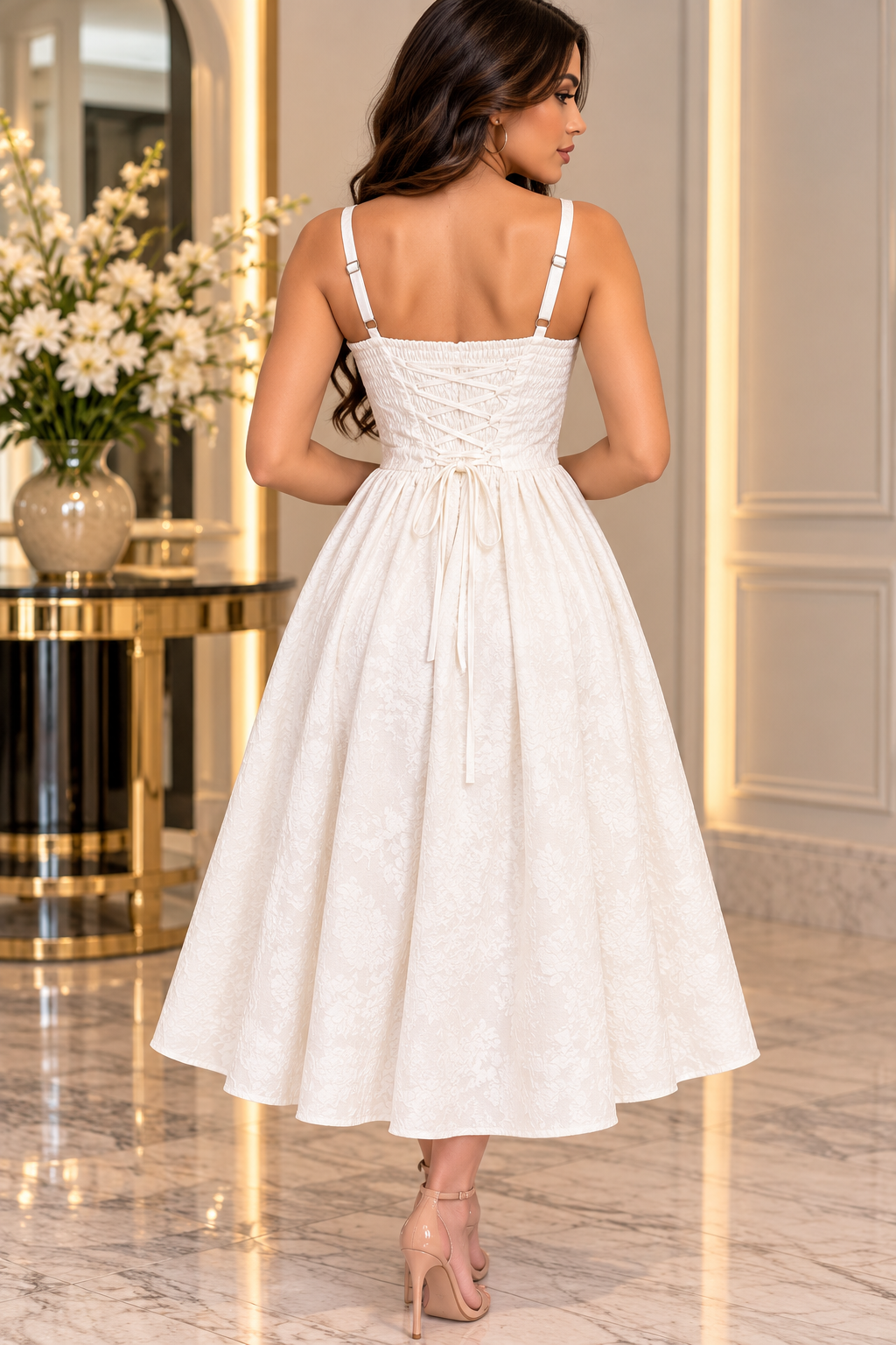 Camila Corset Midi Dress