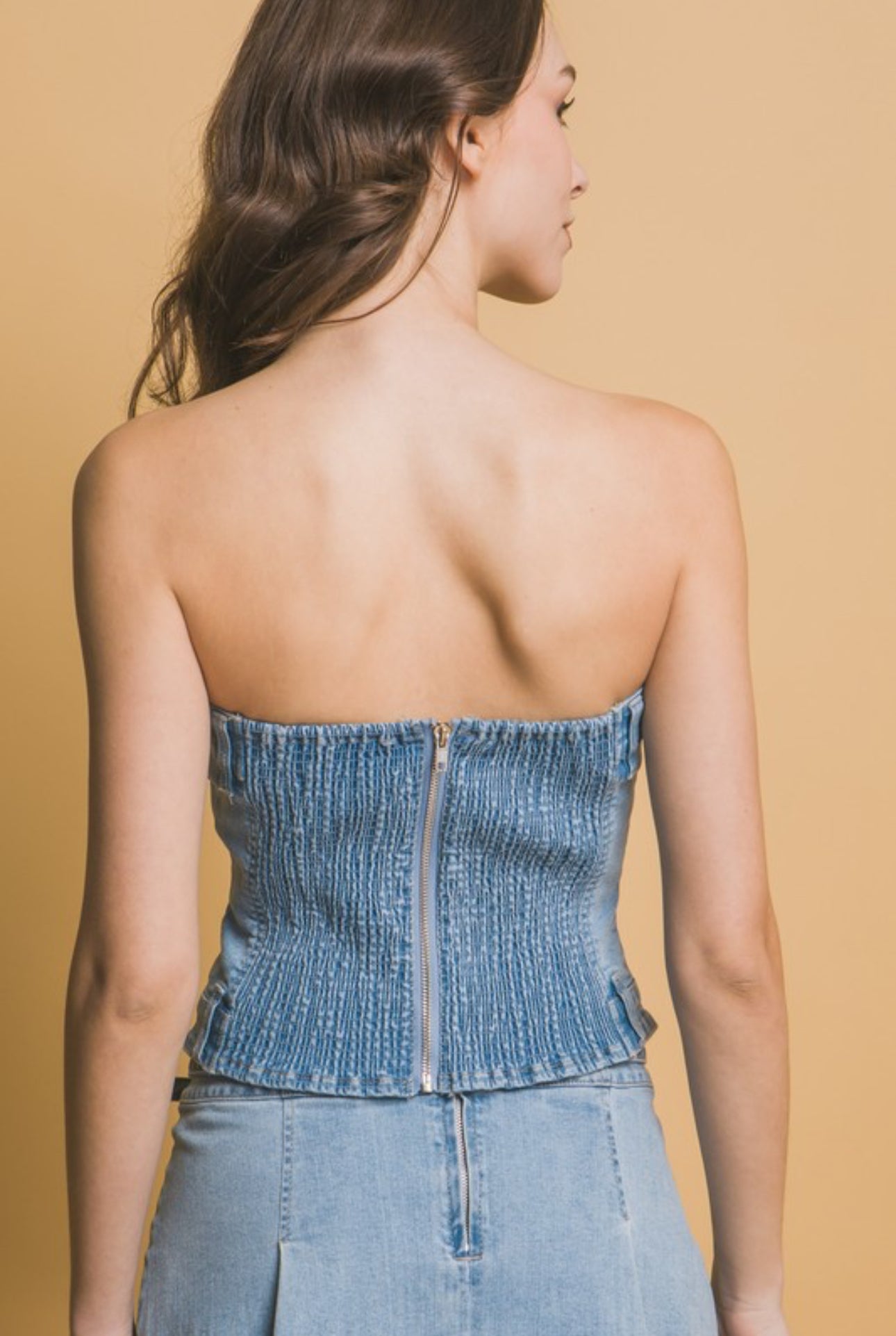 Emma Denim Blouse