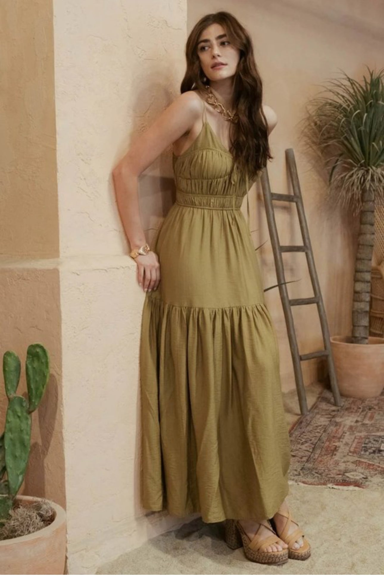 Ires Midi Dress