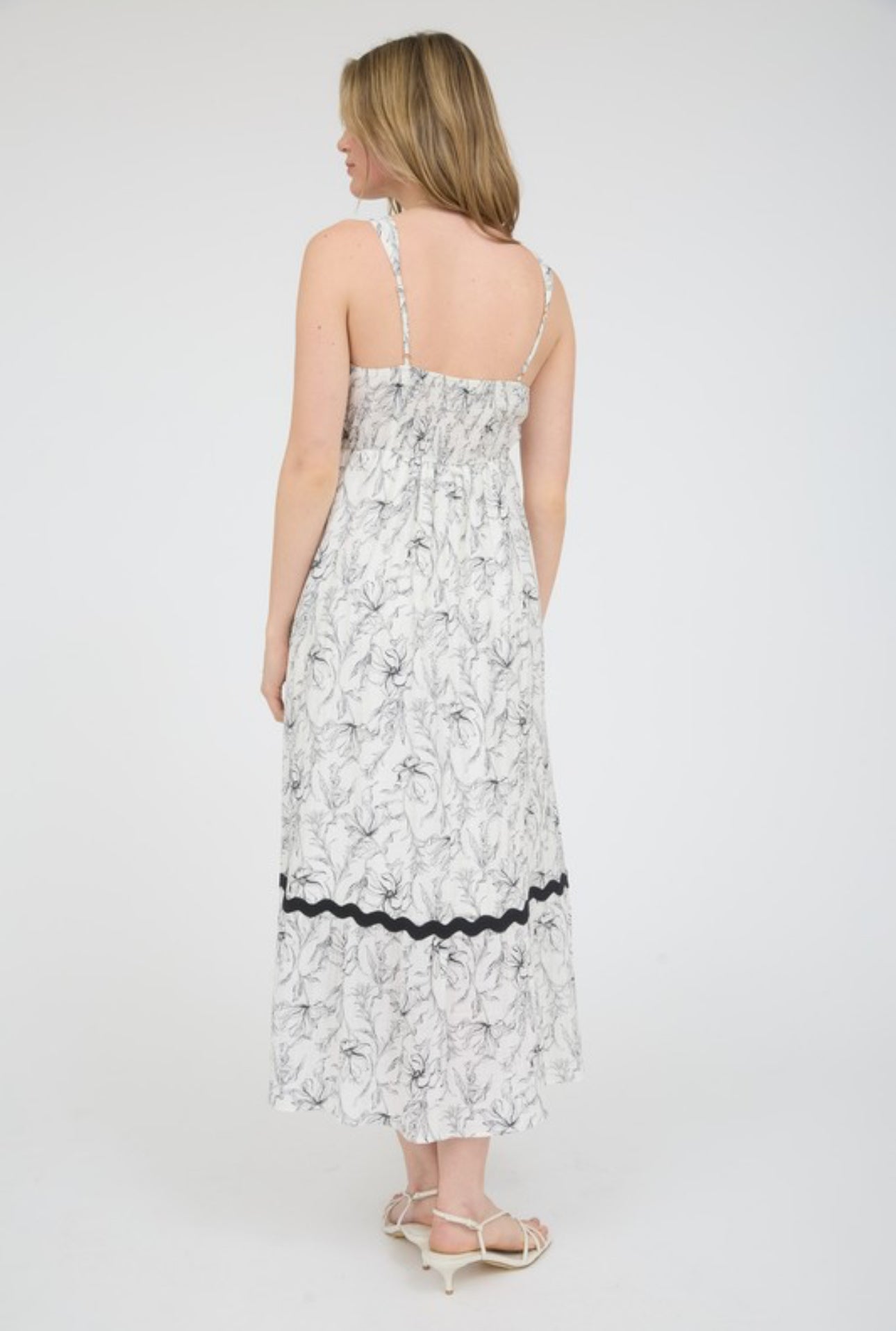 Nia Floral Midi Dress