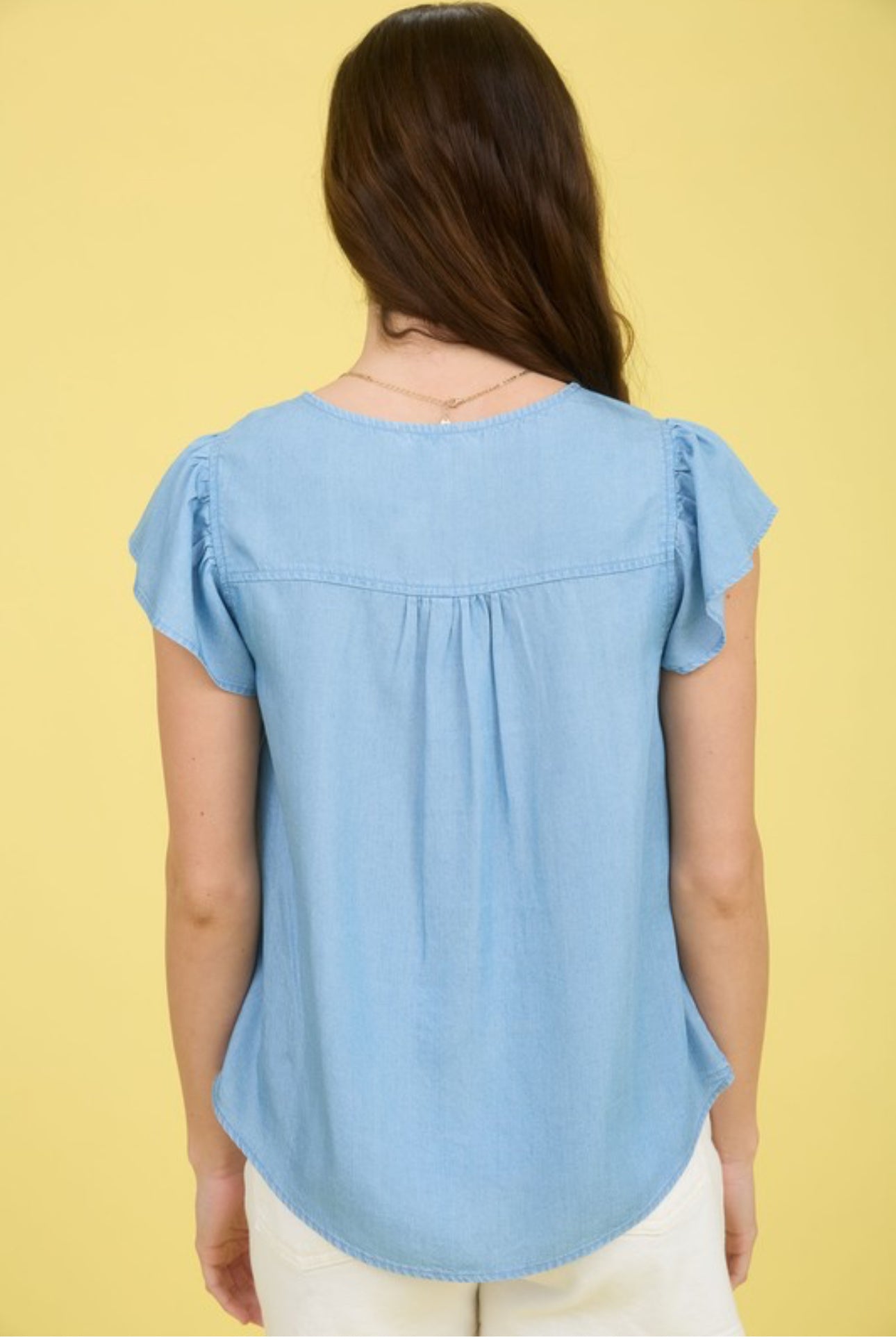 Ellie Denim Blouse