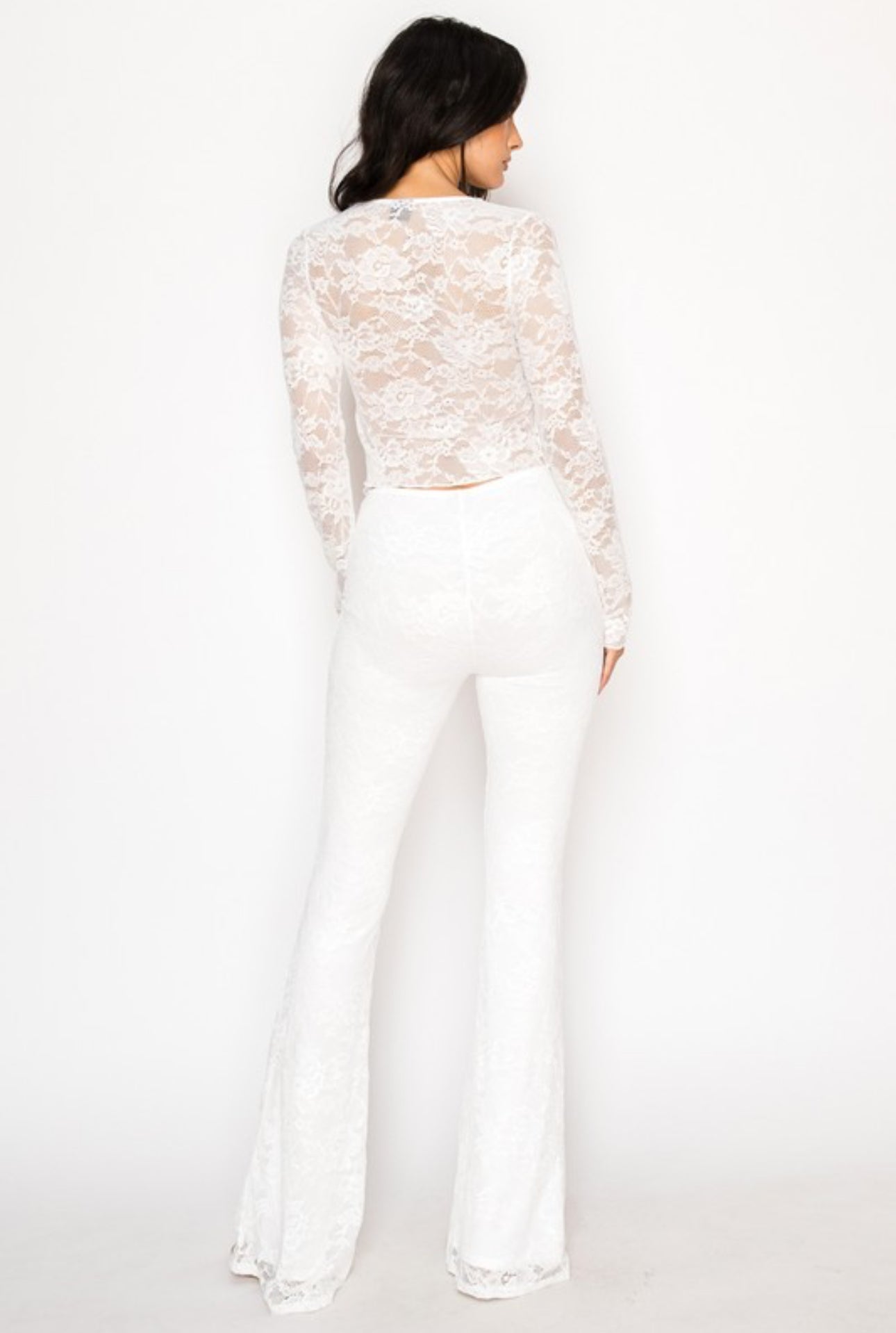 Harper Lace Pants Set