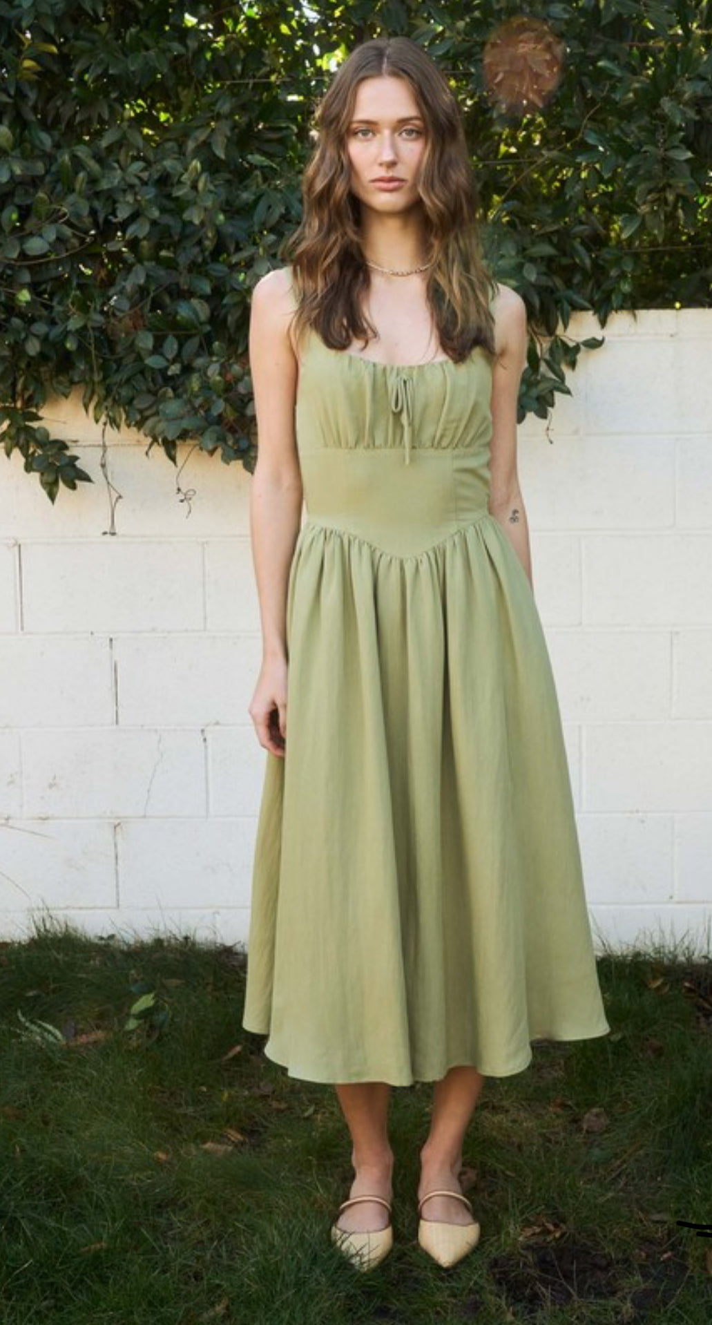 Madison Corset Midi Dress