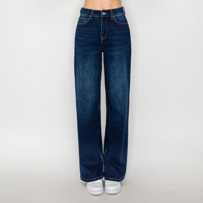 Kathy Distressed Wide Leg