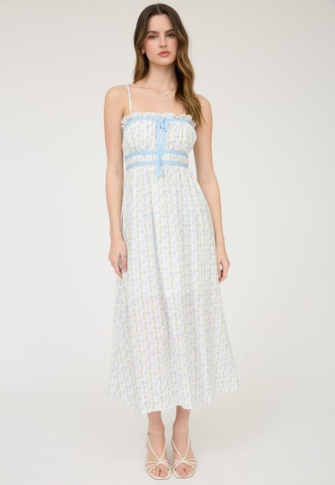 Bethany Bow Midi Dress