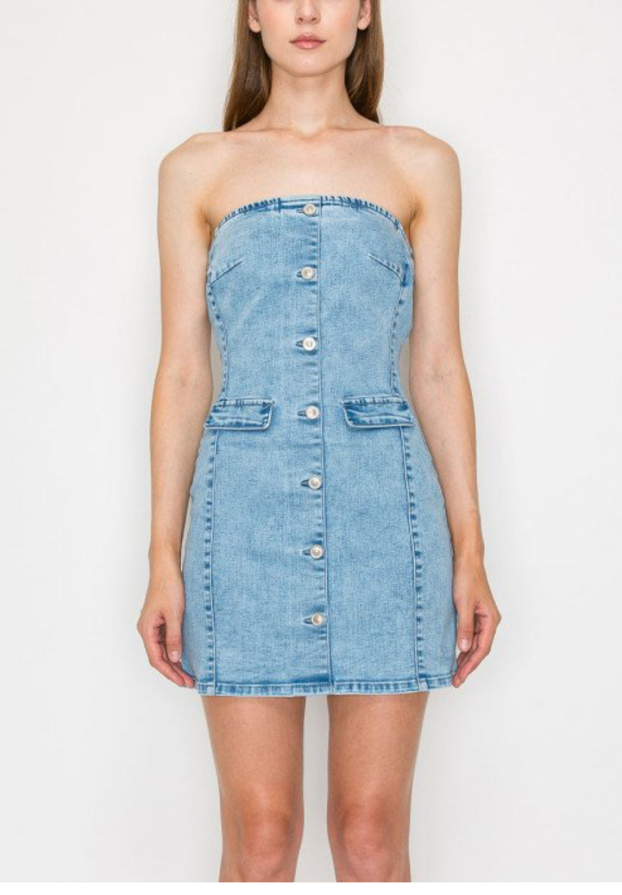 Antonella Denim Dress