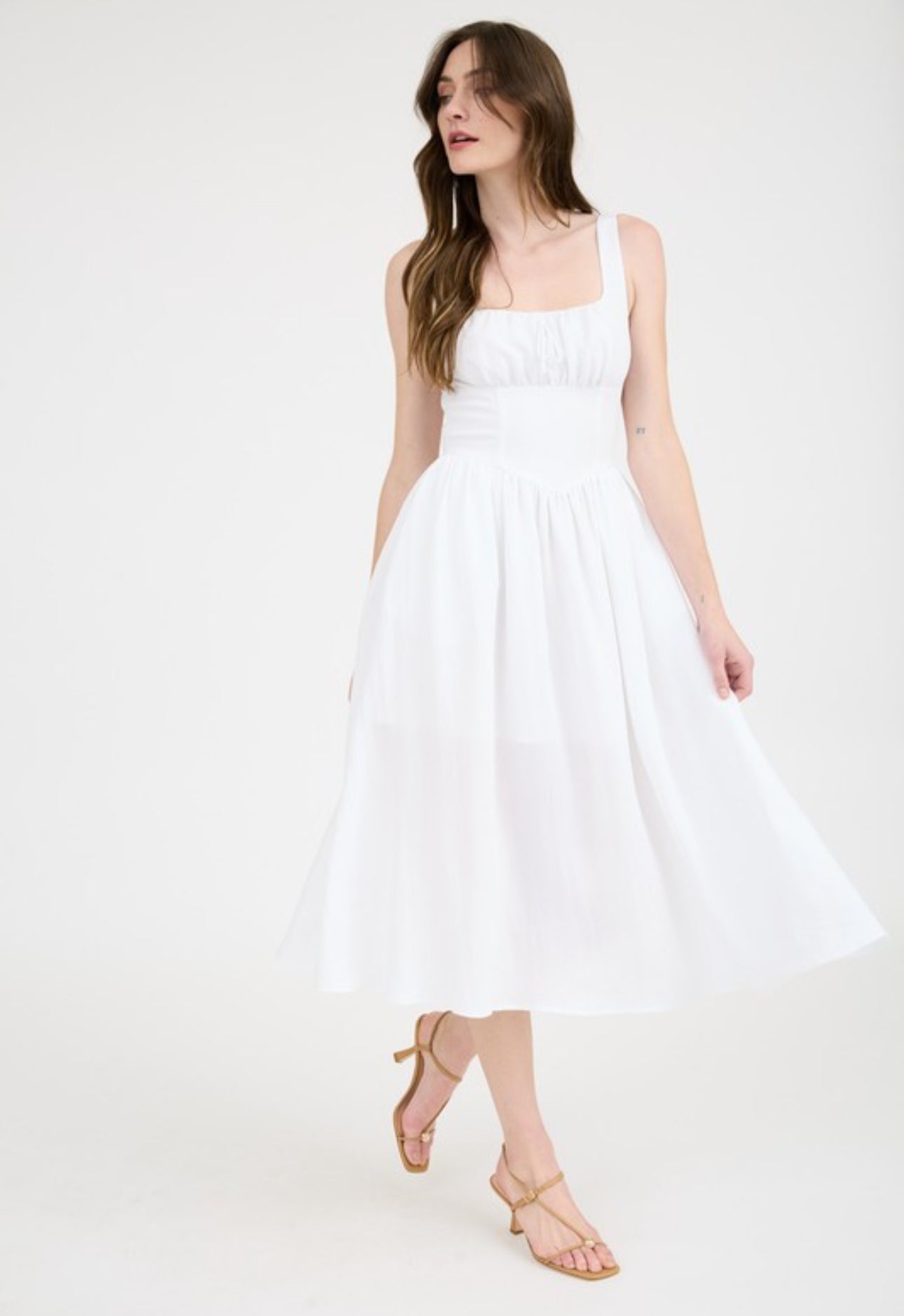 Madison Corset Midi Dress
