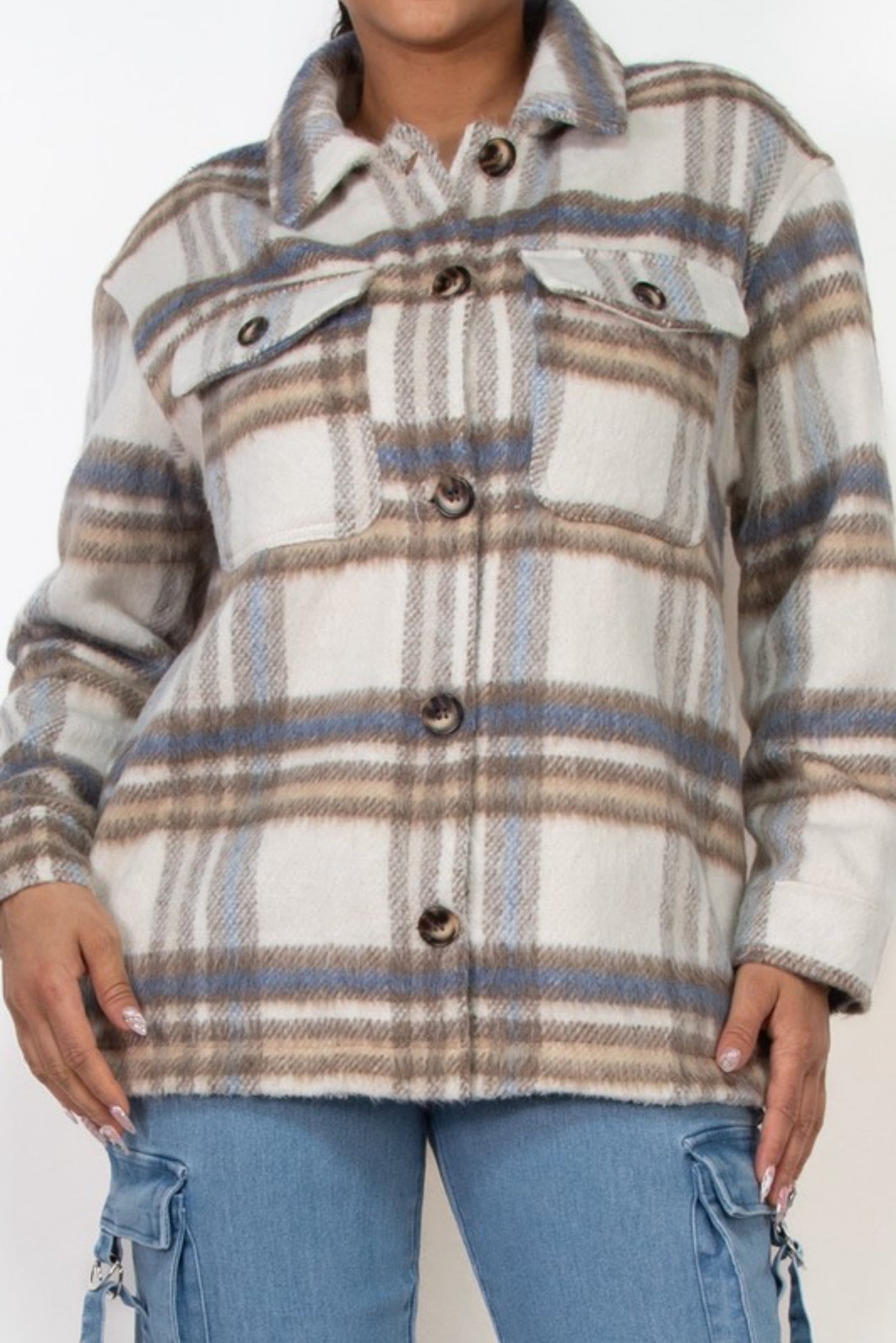 Denise Plaid Jacket