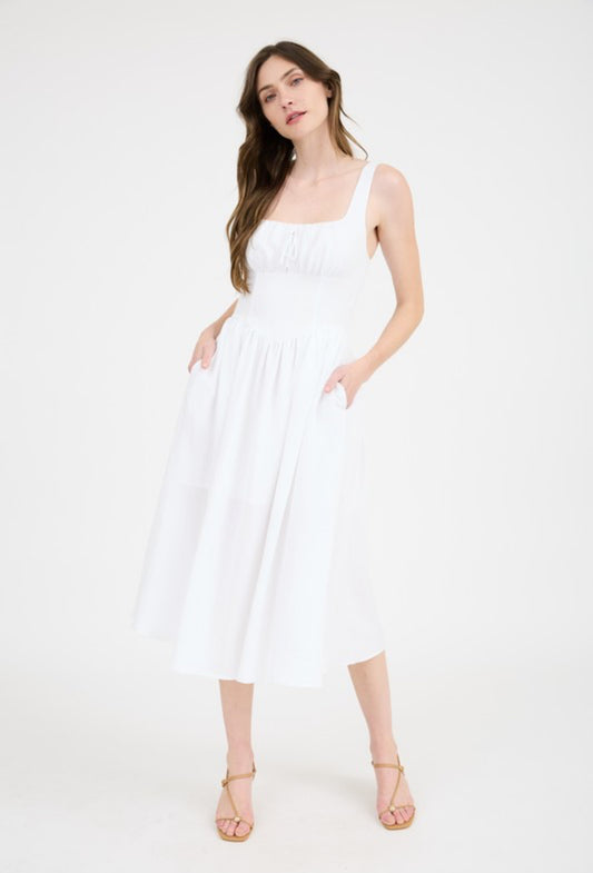 Madison Corset Midi Dress