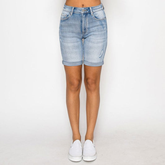 Jade Denim Bermuda