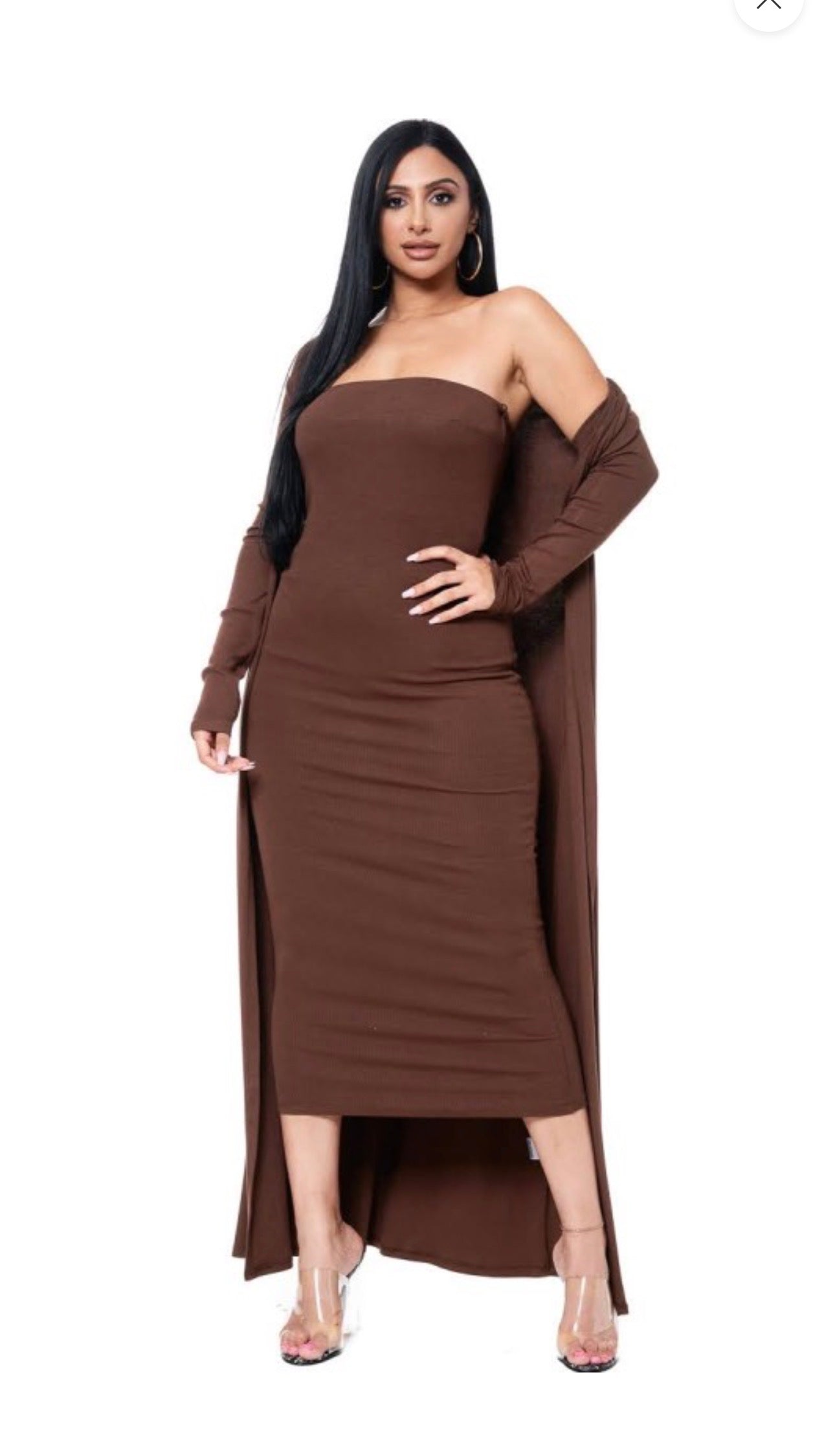 Ana Tube Dress W/Coat