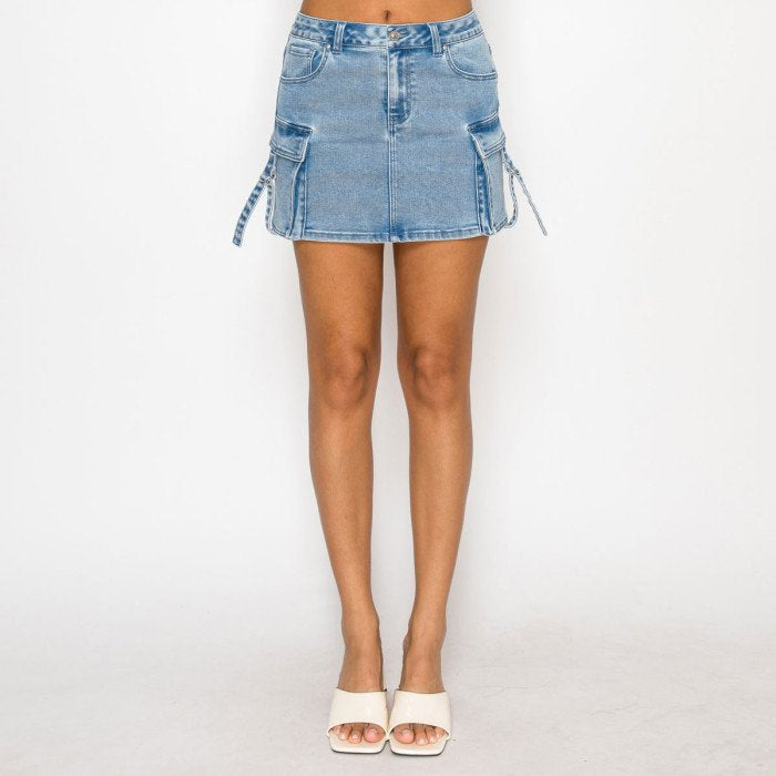 Favi Mini Cargo Skirt