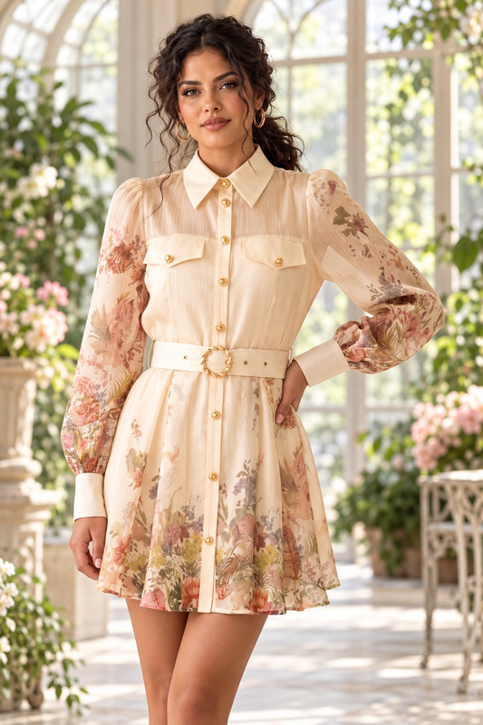 Carolina LS Mini Dress