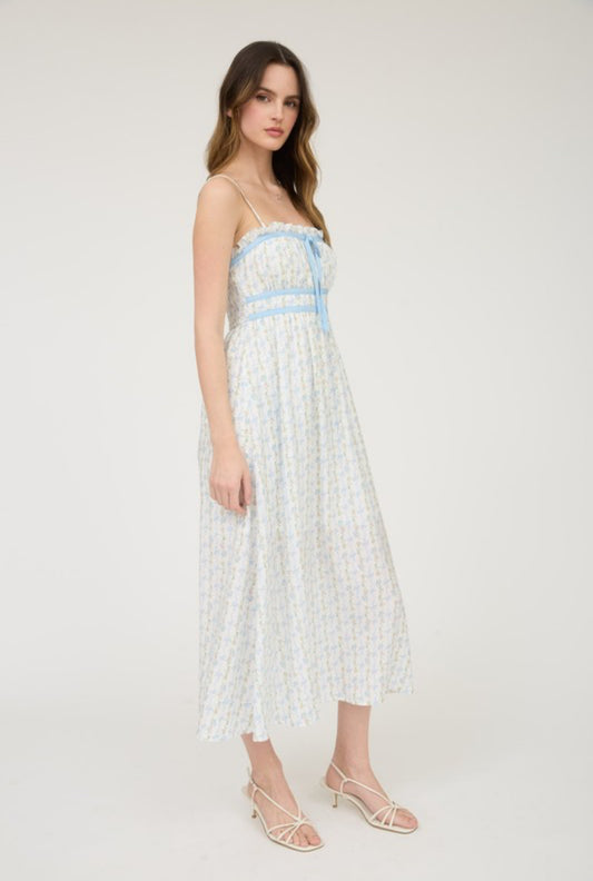 Bethany Bow Midi Dress