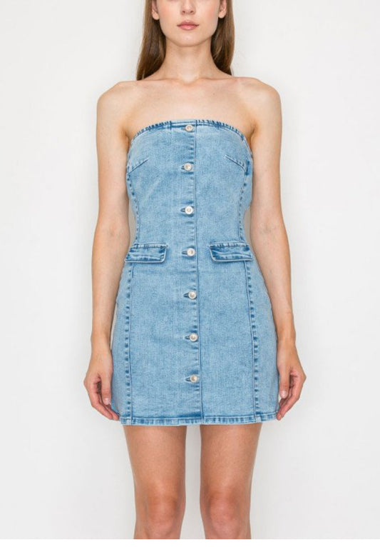Antonella Denim Dress